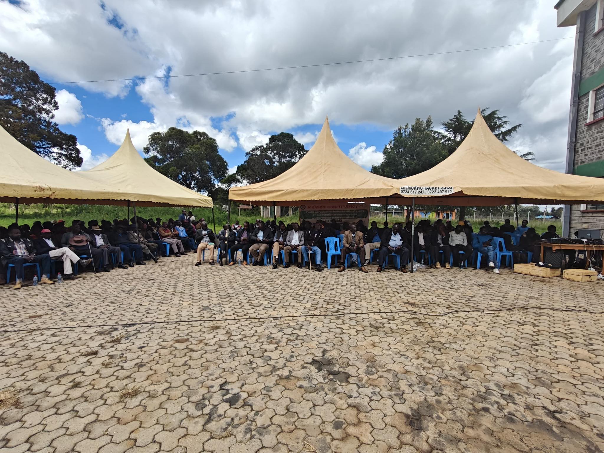  Public participation exercise on the Constitution of Kenya (Amendment) Bill, 2025 just concluded in Ainabkoi Constituency in Uasin Gishu County. 