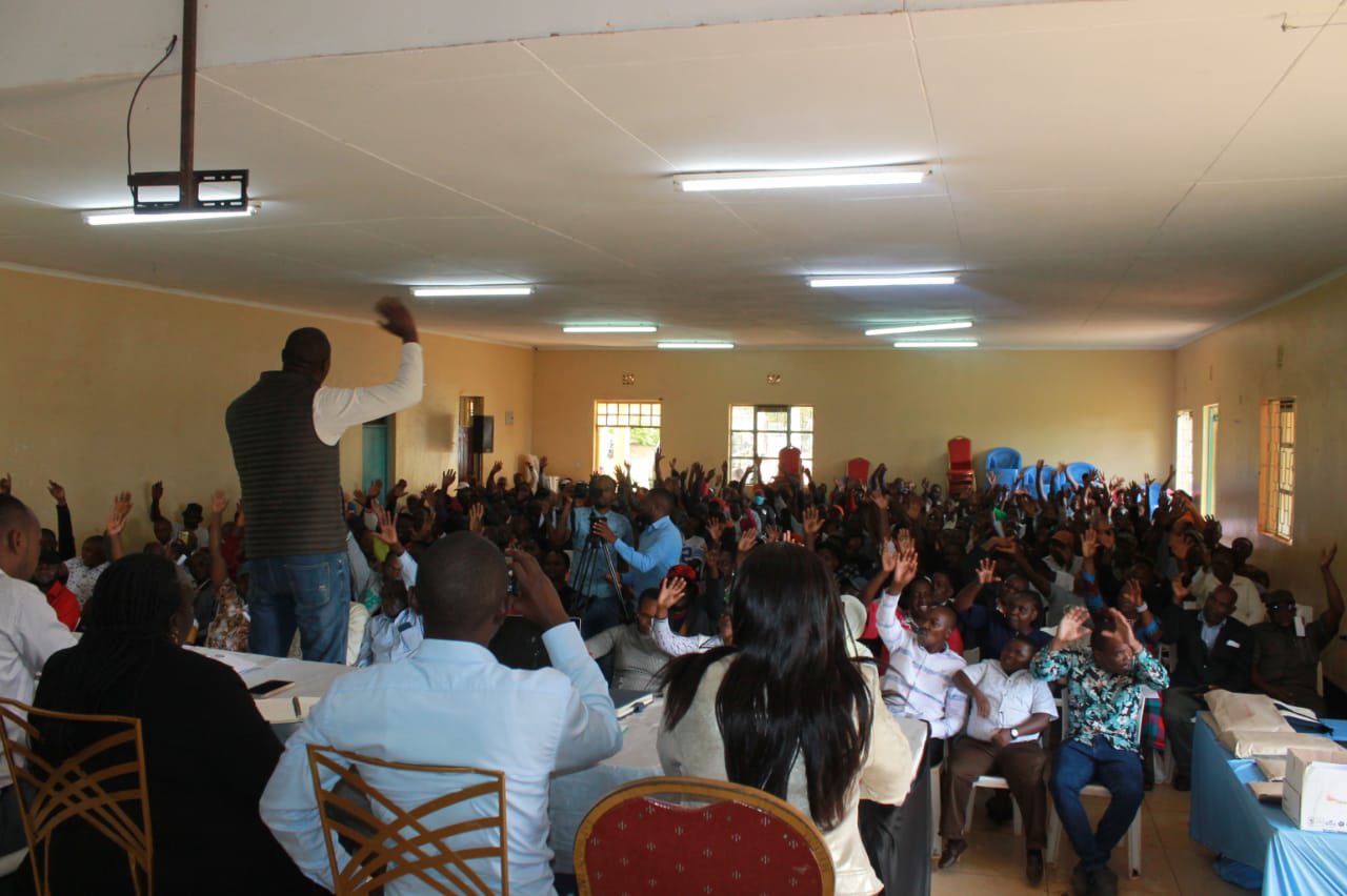 Manyatta Constituency, Embu County. Residents turn out in large numbers for the Public Participation exercise on the Constitution of Kenya (Amendment) Bill, 2025.