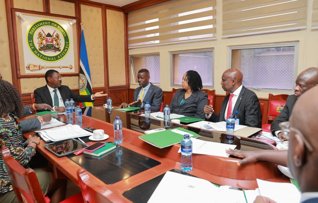 Meeting of the Parliamentary Pensions Management Committee chaired by the Speaker of the National Assembly @Rt Hon (Dr.) Moses Masika Wetang'ula, E.G.H,MP.