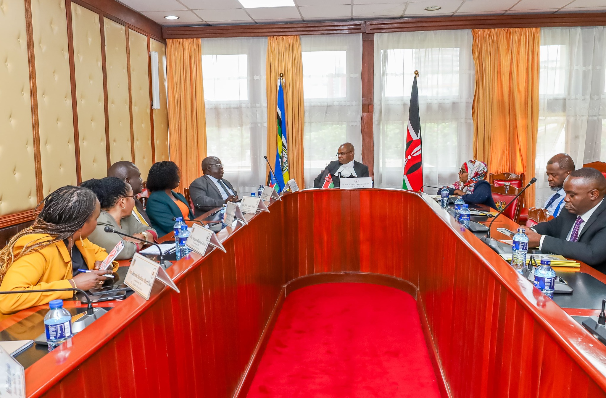 Speaker Kingi hosts South Sudan Parliamentary delegation for benchmarking visit