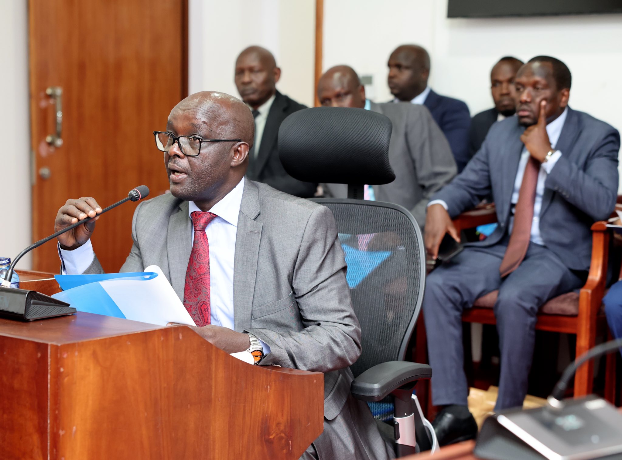 Senate Committee interrogates west pokot executive over financial improprieties